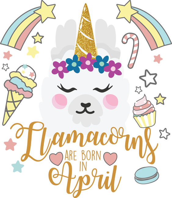 Llamacorns are born in ÁPRILIS