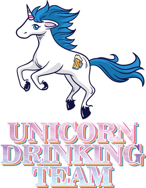 Unicorn drinking team