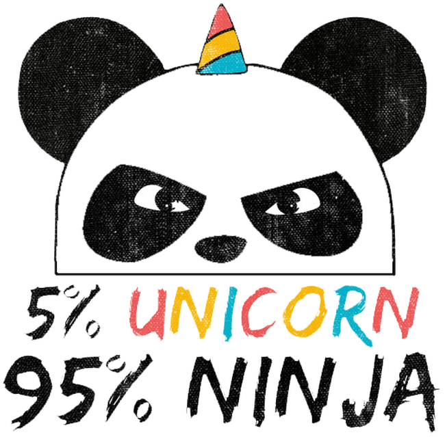 5 percent Unicorn 95 percent Ninja