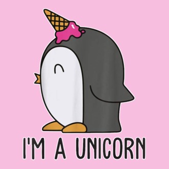 I'm a unicorn - pingvin